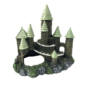 Decorazione per Acquario all'Ingrosso, <span class=keywords><strong>Castello</strong></span> Scheletrico in Resina per Ornamento Acquario - Product Image 6