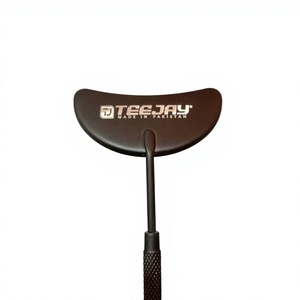 TEEJAYs Black Powder Coated Stainless Steel <b>Half</b> Moon Shaped Mirror with Smooth Tip Precision & Durable Customized Logo - Product Image 1