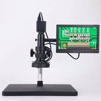 Mikroskop LCD Video Digital, untuk Ponsel/XDC-10A 7. 7x-4. 5X tampilan LCD mikroskop elektron/mikroskop