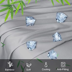 Sang Trọng Bộ Đồ Giường Tấm Tre Nữ Hoàng Kích Thước Khăn Choàng Thiết Lập 300 1800 Chủ Đề Đếm Tre Vải Cho Tấm Ga trải giường - Product Image 4