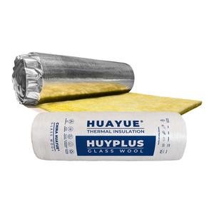 Couverture en laine de verre en aluminium industriel HUAYUE 50 mm (<span class=keywords><strong>épaisseur</strong></span> de 25 à 150 mm) pour usage domestique et commercial - Product Image 1