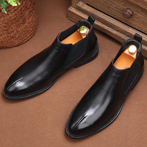 Chaussures Derby pour hommes en cuir véritable, neuves, sur mesure, de luxe, tendance, haut de gamme, polies, polyvalentes, élégantes et respirantes - Product Image 6