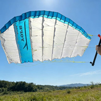 En Stock Cerf-Vol ParaWing 4.5M pour Foil Kitesurf pour Débutants Surf & Skateboard Cerf-Vol d'Apprentissage Sports Nautiques Windfoil