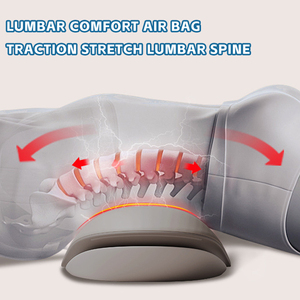 Masajeador de espalda de tracción de calor Lumbar eléctrico inteligente cinturón de masaje inalámbrico para cuerpo y cintura para estiramiento Lumbar y espalda - Product Image 6