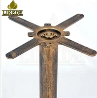 Pieds de meuble en fer forgé laiton antique Pieds de table basse et de table de patio en fonte