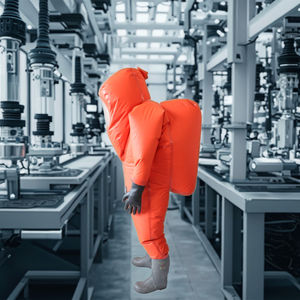 Vente en gros SOLAS Approuvé Type lourd CR Combinaison de protection chimique étanche au gaz - Product Image 4