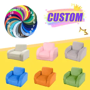 Factory Wholesale Chair Sofa Children Flip-out Chair Multi-function Sofa Bed Baby Couch Mini Kids Sofa