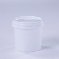 Seau à crème glacée Seau en plastique 1L Seau de qualité alimentaire 1000ml Vente en gros