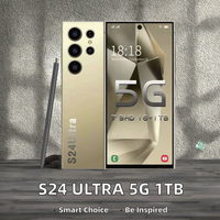 Teléfono Android desbloqueado S24 Ultra 5G Deca Core HD Inglés 6 8 OLED 16GB RAM 1TB Almacenamiento