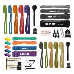 Juego de Bandas de Resistencia con Logotipo Personalizado de Fábrica, Bandas Elásticas de Gimnasio para Dominadas, Bandas de Ejercicio de Potencia para Fitness - Product Image 2