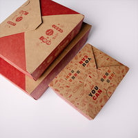 Kartonnen wegwerpverpakkingen met aangepast logo, opvouwbaar, voor lunch/bento, OEM groothandel, biologisch afbreekbaar, ecologische verpakking