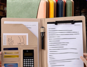 Sản xuất da kinh doanh đa chức năng <span class=keywords><strong>Clip</strong></span> tập tin Túi tập tin Hội Đồng Quản trị <span class=keywords><strong>Clip</strong></span> A4 thư mục - Product Image 3