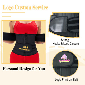 2025 Nieuwe Vrouwen Taille Trainer Met Dubbele Riem Entraineur De Taille En <span class=keywords><strong>Latex</strong></span> Sauna Effect Taille Cincher Training <span class=keywords><strong>Corset</strong></span> - Product Image 2