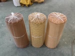 Petit rouleau de treillis en rotin fin à grille carrée, toile de canne légère, matériau brut pour abat-jour DIY et artisanat, faible MOQ - Product Image 5