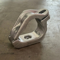 Pince à câble LANWANG 35-38mm 39-46mm à fixation inférieure, ouverture latérale, installation facile, en aluminium, pour 3 câbles, fixation de câbles