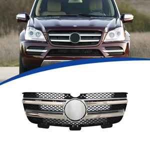 กระจังหน้ารถยนต์เมอร์เซเดส-เบนซ์ GL-Class X164 รุ่น ABS แบบ OE สองแถบแนวนอน ปี 2010-2012 ชุดอัพเกรด - Product Image 1