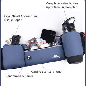 Pack d'échantillons gratuit avec porte-bouteille d'eau, ceinture d'hydratation pour la course à pied pour hommes et femmes, sangle réglable, sac de taille réfléchissant - Product Image 2