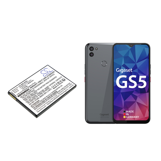 Battery for Gigaset  GS5,  Lite,  GS5 Senior, S30853-Z1523-R23  4850mAh