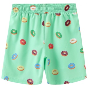 Traje de Baño Personalizado para Hombre de Una Pieza con Forro de Compresión, Bolsillos, Estampado Geométrico de Donuts, Secado Rápido, Transpirable, para Playa y Verano - Product Image 1