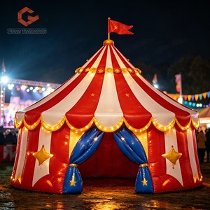 Tente gonflable LED pour événements et fêtes, grande tente de <span class=keywords><strong>cirque</strong></span> portable, dôme gonflable pour décoration de carnaval - Product Image 1