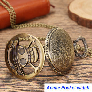 Jam Saku Quartz Bergaya Retro Anime Monkey D. Luffy Straw Hat Crew untuk Pelajar Sebagai Hadiah Promosi - Product Image 6