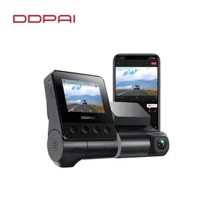 DDPAI Z50 araba Dash kamera kamera App çift Lens Cam ön ve arkadan çekişli motosiklet araç Video kaydedici