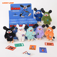 Boîte Mystère 100% Originale Lucky Loop ECNOA Endless Hertz Series – Boîtes Surprise Peluches Pendentifs Décoratifs Mignons Jouets à Pousser pour Cadeaux