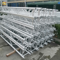 Perno de aleación de aluminio de 300*300mm personalizado, techo de forma octogonal para escenario y evento, techo redondo con patrón cuadrado y triangular