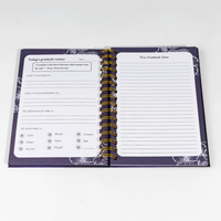 Planificateur en papier relié rigide personnalisé B5 avec 80 feuilles Journal de soins personnels Manifestation Prière Bible & Carnet de sermon pour cadeau