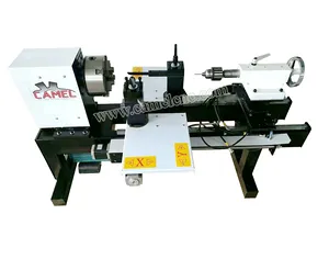 CA-26 Multi-functional small mini CNC wood lathe beads making wooden gifts crafts cups bowls turning lathe machine