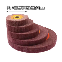 Kuas Flap Abrasif Tahan Lama Non-Woven untuk Pengamplasan Permukaan OEM
