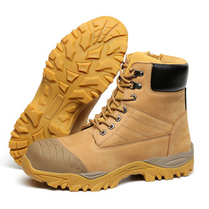 Chaussures <span class=keywords><strong>de</strong></span> <span class=keywords><strong>sécurité</strong></span> personnalisées montantes à fermeture éclair en nubuck première couche, confortables et respirantes pour bottes et chaussures <span class=keywords><strong>de</strong></span> <span class=keywords><strong>protection</strong></span> - Product Image 2