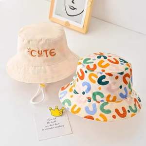 Chapeau de soleil pour enfants pour l'été, chapeau bob réversible pour le printemps et l'automne, casquette polyvalente et mignonne avec protection UV pour garçons et filles - Product Image 2