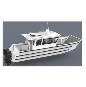 Barge de travail en mer ouverte en aluminium de 9 m, bateau de débarquement à vendre - Product Image 5