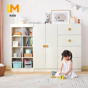 Lm Kids Houten Moderne Kinderen Boek Kids Bookshlf Speelgoed Kleding Opbergkast Kids Boekenkast Garderobekast