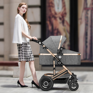 2025 nouveau Design bébé poussette <span class=keywords><strong>pas</strong></span> <span class=keywords><strong>cher</strong></span> pliable système de voyage 2 en 1 bébé poussette Durable landau - Product Image 4