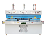 Machine de soudage sans soudure à alimentation automatique KZ-208 Kezhi Intl, 2 moteurs chauds 1 froid, 19,5 kW, pour le gaufrage et le moulage de tiges de chaussures en maille TPU pour baskets