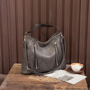 Retro Large Capacity Commuting Shoulder <b>Bag</b> <b>Women</b> Pure Color Soft Side Tote Crossbody <b>Bag</b> New Fashionable <b>Women's</b> <b>Messenger</b> <b>Bag</b> - Product Image 4