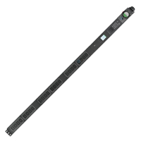Compteur APDU avec ventilateur de refroidissement approbation ETL 24 ports prise C19 90kw 125A télécommande compteur pdu unité de distribution d'énergie intelligente