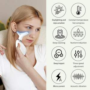 Nuevo Masajeador Facial Eléctrico <span class=keywords><strong>2026</strong></span> con Vibración de 500mAh, Funciona con Batería, Herramienta de Masaje para Cuello, Masajeador Facial LED de Tejido Profundo - Product Image 2