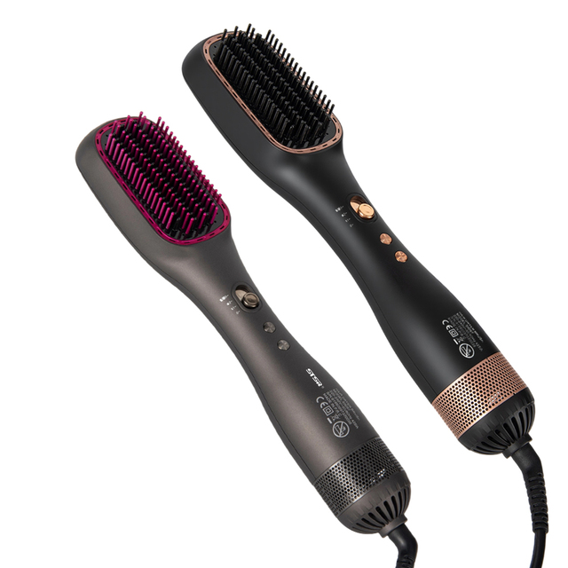 3-in-1 Styling 450W Factory Supply Good Quality Hot air Electric Straightening Plastic Combs Hair Styling