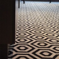 Tapis de luxe à motif imprimé en nylon à poils coupés et à poils longs, résistant aux taches, pour hôtel, usage commercial, maison, voiture, prière, mur