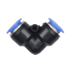 <b>Quick</b> Coupler Plastic Steel L Type 6mm 8mm 10mm 12mm 14mm 16mm Pneumatic <b>Connector</b> For Endotracheal Use - Product Image 1
