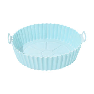 Vente en gros LMK241 Panier de cuisson en silicone multifonctionnel, tapis pliable résistant à la chaleur pour friteuse à air, recyclable - Product Image 5