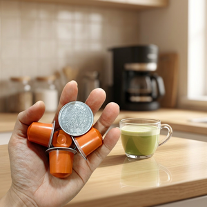 Cápsulas de Matcha de Preparación Rápida Compatibles con Máquinas Nespresso, Energía Saludable, Cápsulas de Té Verde de Dosis Individual, Venta al por Mayor - Product Image 1