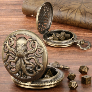 Mini Juego de Dados <span class=keywords><strong>DND</strong></span> de Alta Calidad, Caja de Aleación de Zinc con Grabado de <span class=keywords><strong>Goblin</strong></span>, Recuerdos para Fiestas de RPG de Halloween, Regalo de Dungeons & Dragons para Jugadores de Juegos de Mesa - Product Image 3