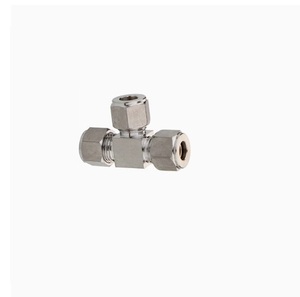 Raccord de tube en T de compression en acier inoxydable 304/316 pour source d'air de pétrole et de gaz et tube en cuivre pour basse pression (1/8 \ "-1/<span class=keywords><strong>2</strong></span> \") - Product Image 6