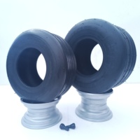 Pneus lisses sans chambre à air WANDA de haute qualité 13x6.50-6 13x5.00-6 en caoutchouc de 13 pouces pour tondeuse à gazon/karting/trottinette électrique