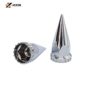 Zhixin 33mm à visser ABS chromé écrou de roue couvre écrou de roue couvre couvercle d'écrou de camion - Product Image 6