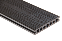 Plancher en WPC extérieur imperméable, design européen, antidérapant, anticorrosion, avec clip en T dissimulé